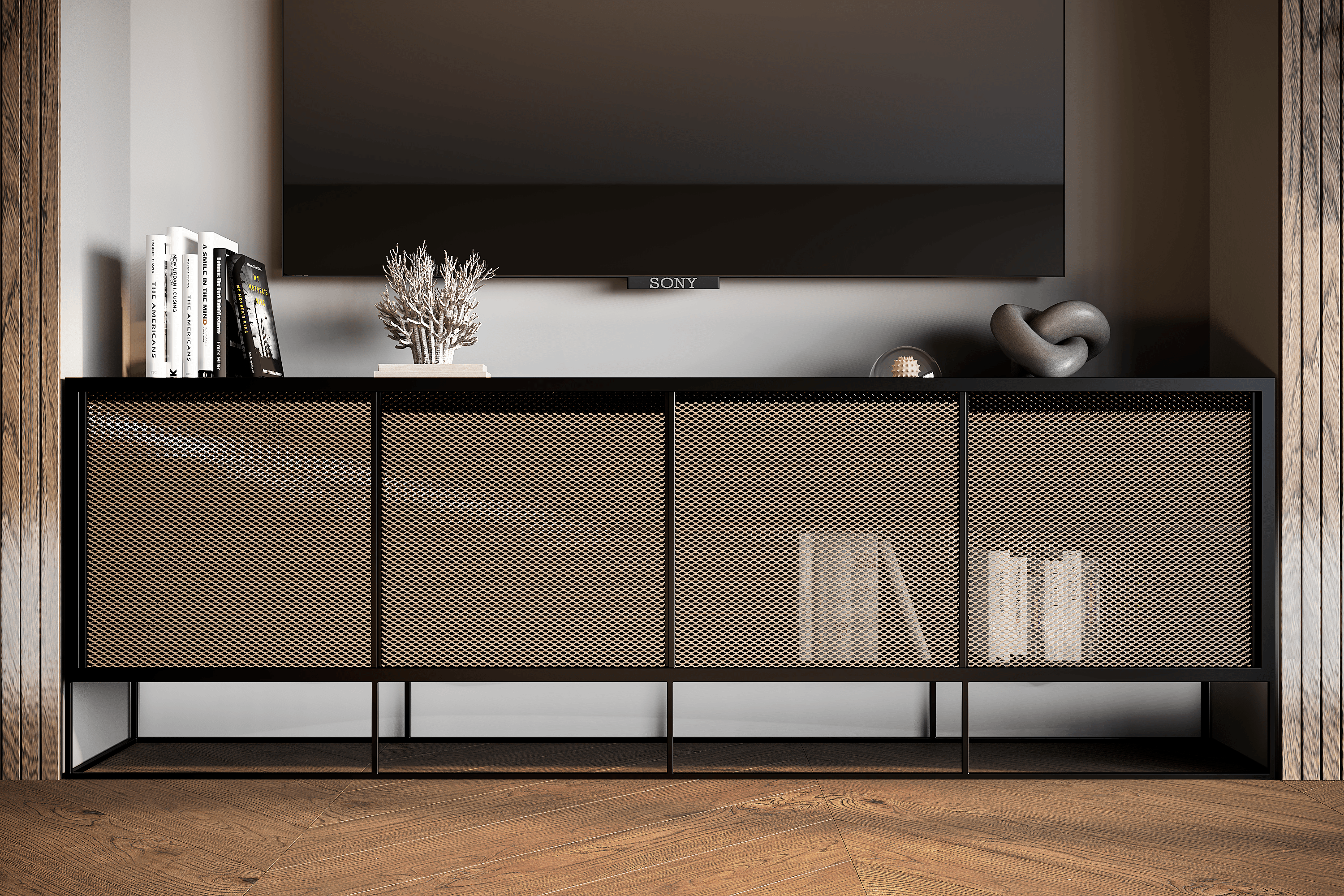 Contemporary architectural space with tailored finishes